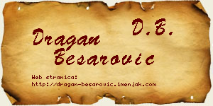 Dragan Besarović vizit kartica